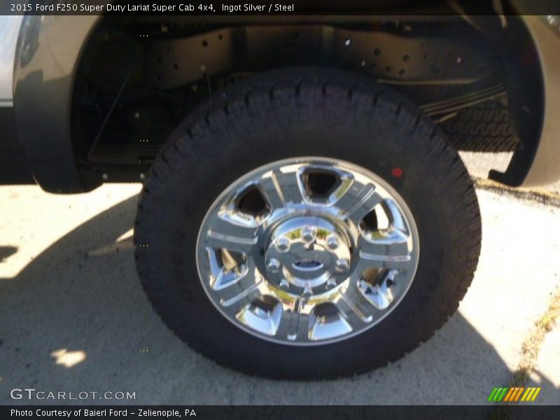 Ingot Silver / Steel 2015 Ford F250 Super Duty Lariat Super Cab 4x4