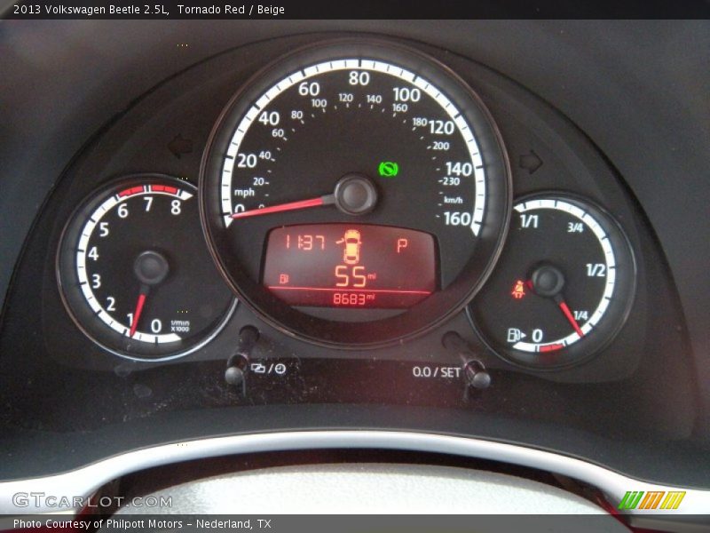 Tornado Red / Beige 2013 Volkswagen Beetle 2.5L