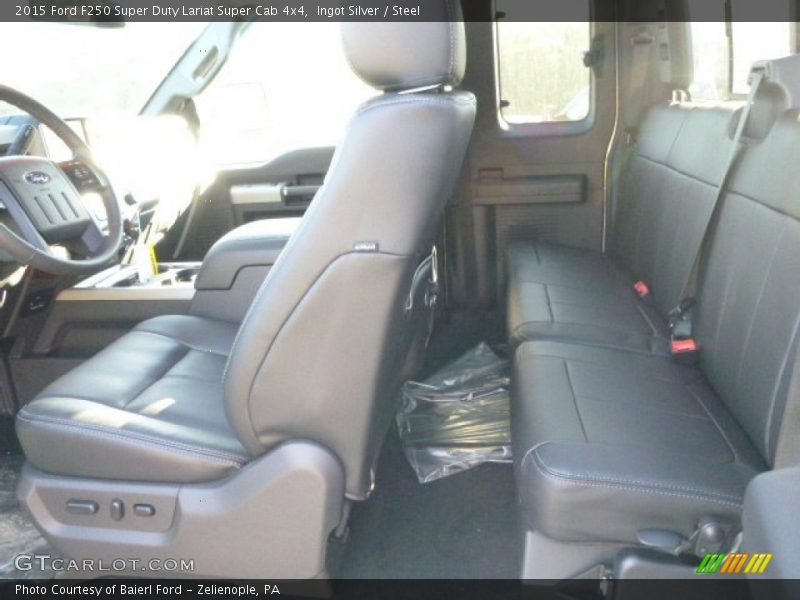 Ingot Silver / Steel 2015 Ford F250 Super Duty Lariat Super Cab 4x4