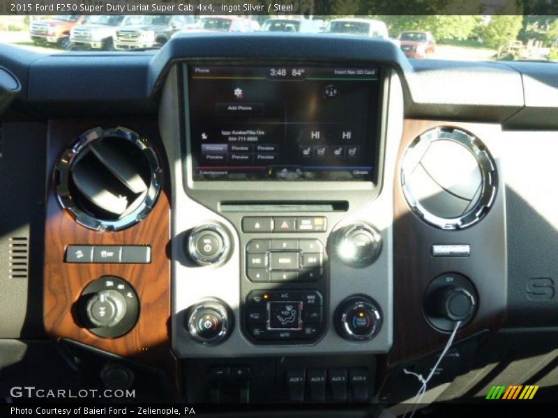 Ingot Silver / Steel 2015 Ford F250 Super Duty Lariat Super Cab 4x4