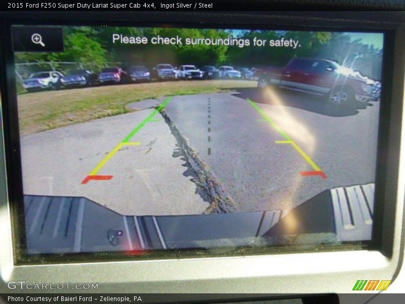 Ingot Silver / Steel 2015 Ford F250 Super Duty Lariat Super Cab 4x4