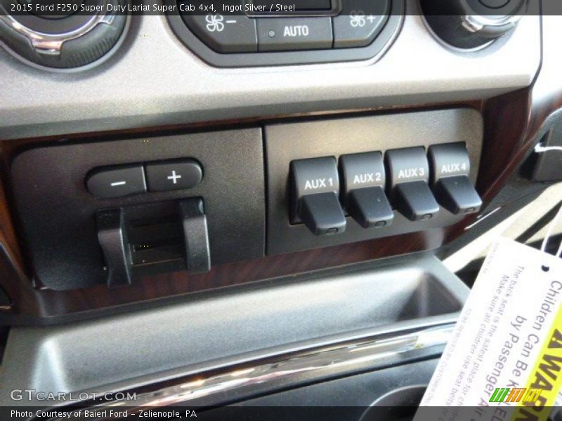 Ingot Silver / Steel 2015 Ford F250 Super Duty Lariat Super Cab 4x4