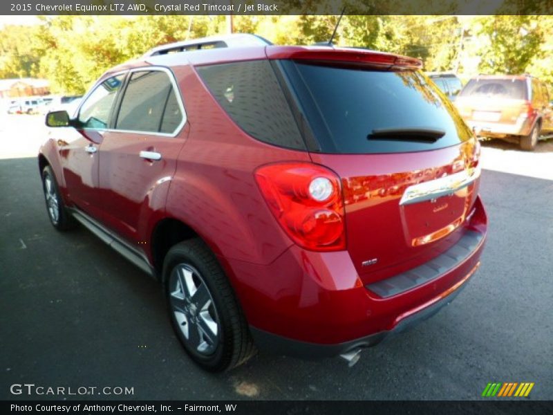 Crystal Red Tintcoat / Jet Black 2015 Chevrolet Equinox LTZ AWD