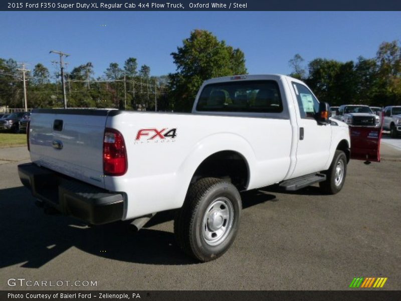  2015 F350 Super Duty XL Regular Cab 4x4 Plow Truck Oxford White