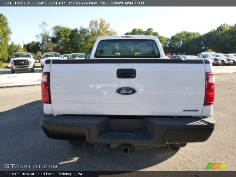 Oxford White / Steel 2015 Ford F350 Super Duty XL Regular Cab 4x4 Plow Truck