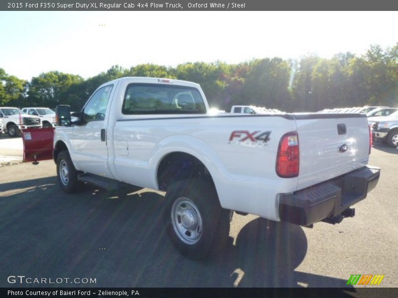 Oxford White / Steel 2015 Ford F350 Super Duty XL Regular Cab 4x4 Plow Truck