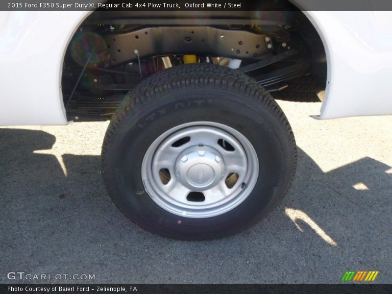 Oxford White / Steel 2015 Ford F350 Super Duty XL Regular Cab 4x4 Plow Truck