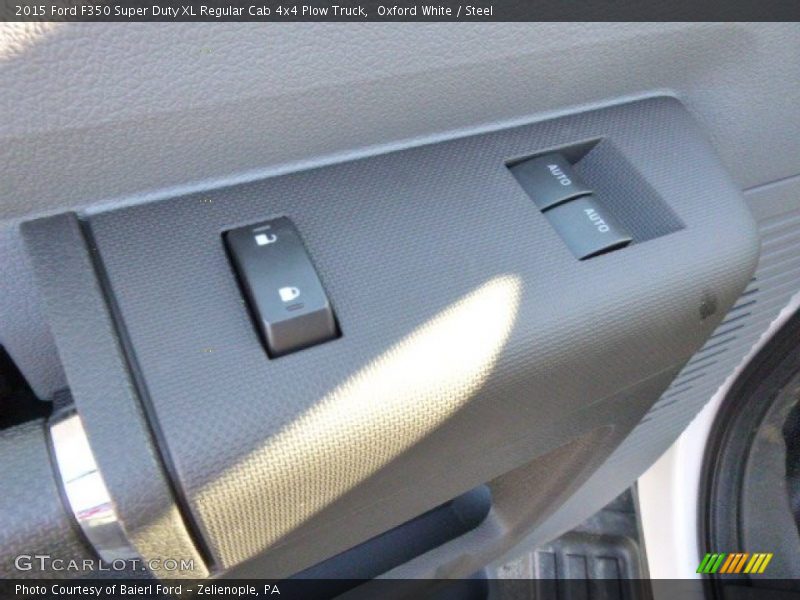 Oxford White / Steel 2015 Ford F350 Super Duty XL Regular Cab 4x4 Plow Truck