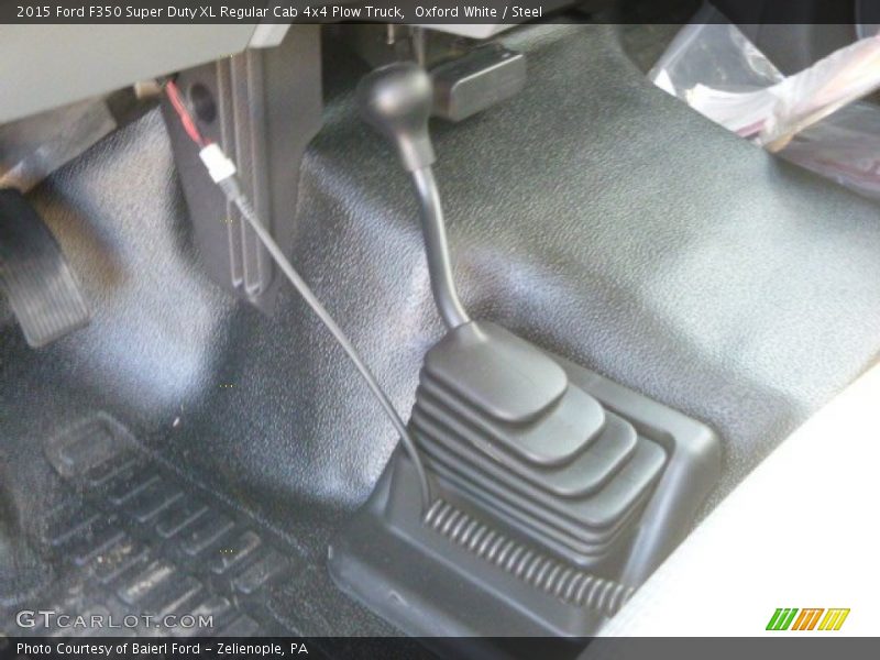 Oxford White / Steel 2015 Ford F350 Super Duty XL Regular Cab 4x4 Plow Truck