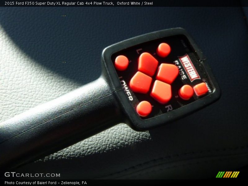 Controls of 2015 F350 Super Duty XL Regular Cab 4x4 Plow Truck