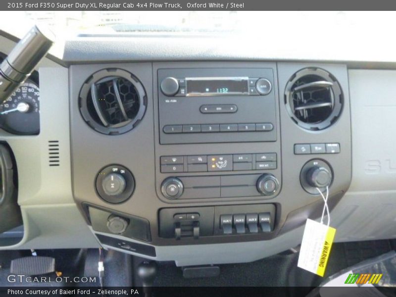 Controls of 2015 F350 Super Duty XL Regular Cab 4x4 Plow Truck