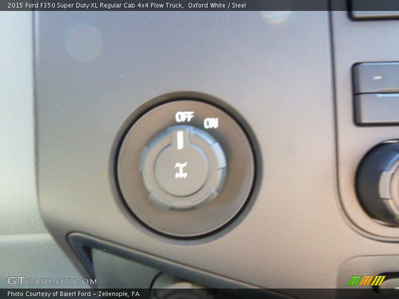 Controls of 2015 F350 Super Duty XL Regular Cab 4x4 Plow Truck
