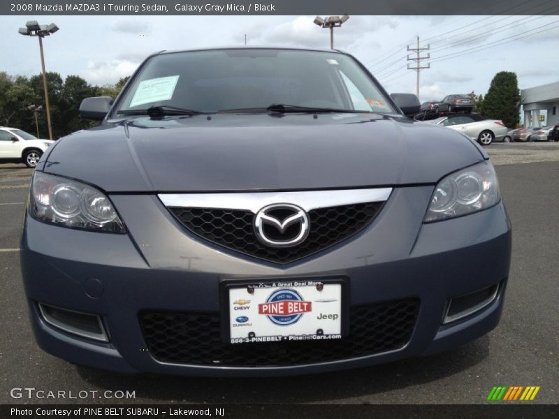 Galaxy Gray Mica / Black 2008 Mazda MAZDA3 i Touring Sedan