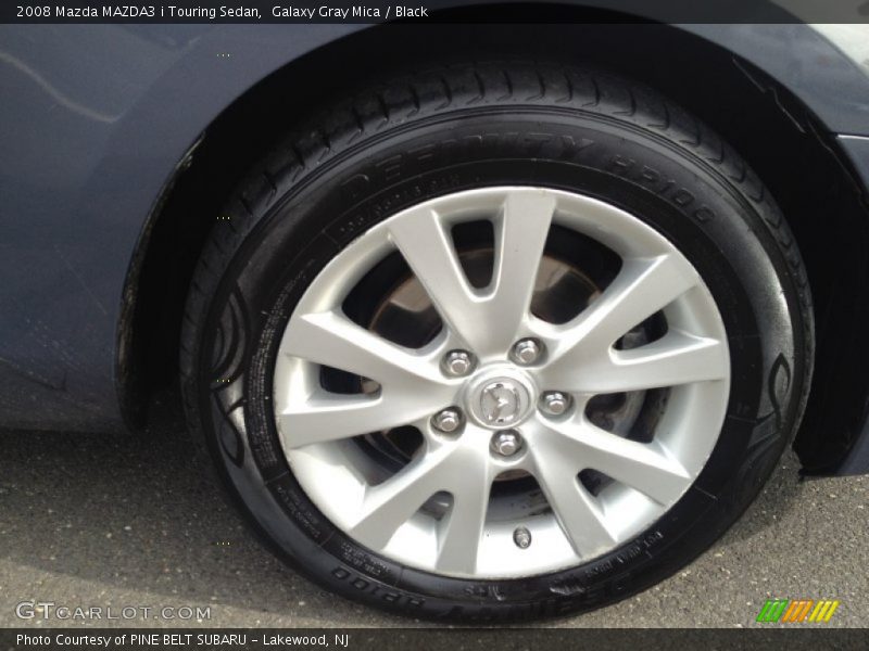 Galaxy Gray Mica / Black 2008 Mazda MAZDA3 i Touring Sedan