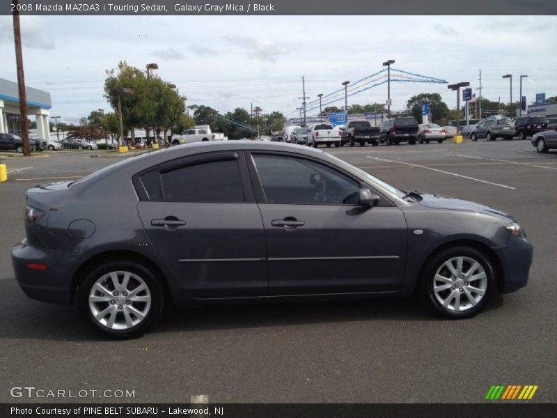 Galaxy Gray Mica / Black 2008 Mazda MAZDA3 i Touring Sedan
