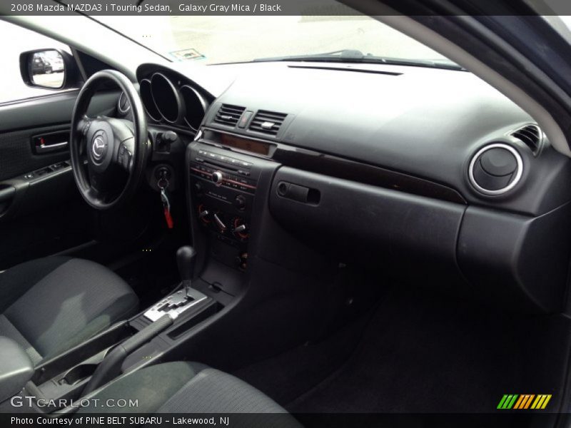 Galaxy Gray Mica / Black 2008 Mazda MAZDA3 i Touring Sedan