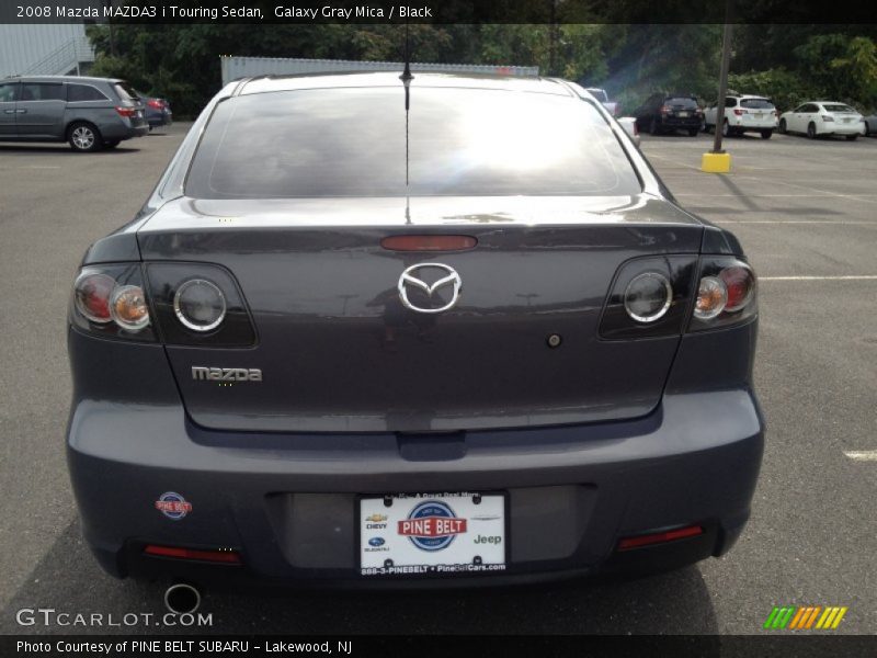 Galaxy Gray Mica / Black 2008 Mazda MAZDA3 i Touring Sedan