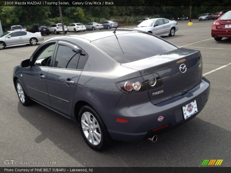 Galaxy Gray Mica / Black 2008 Mazda MAZDA3 i Touring Sedan