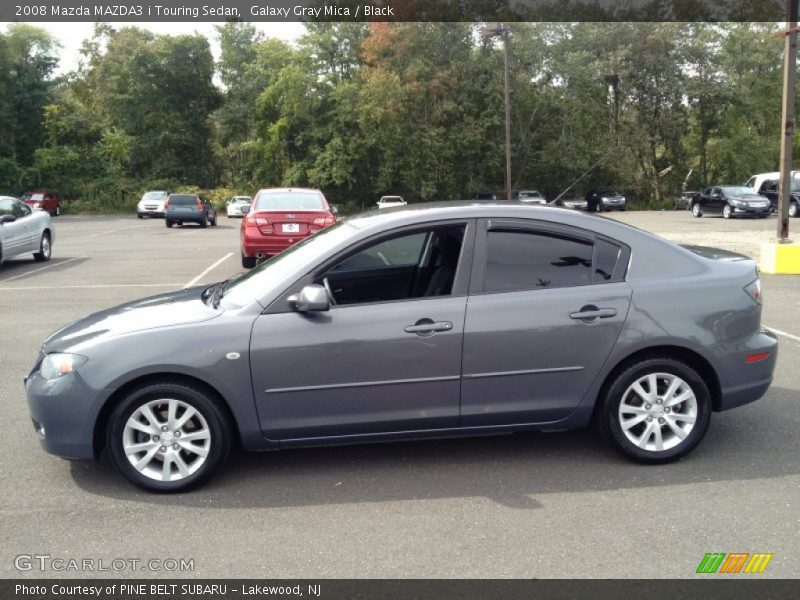 Galaxy Gray Mica / Black 2008 Mazda MAZDA3 i Touring Sedan