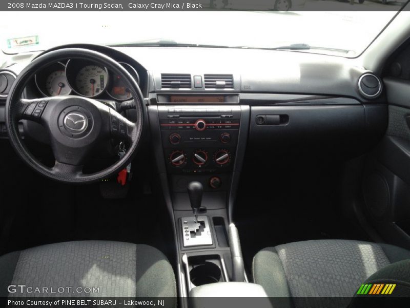 Galaxy Gray Mica / Black 2008 Mazda MAZDA3 i Touring Sedan