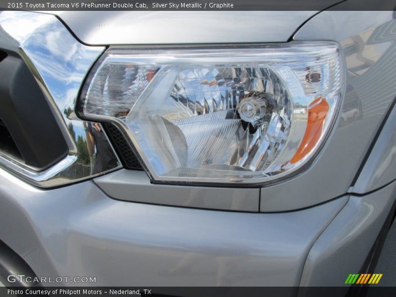 Silver Sky Metallic / Graphite 2015 Toyota Tacoma V6 PreRunner Double Cab