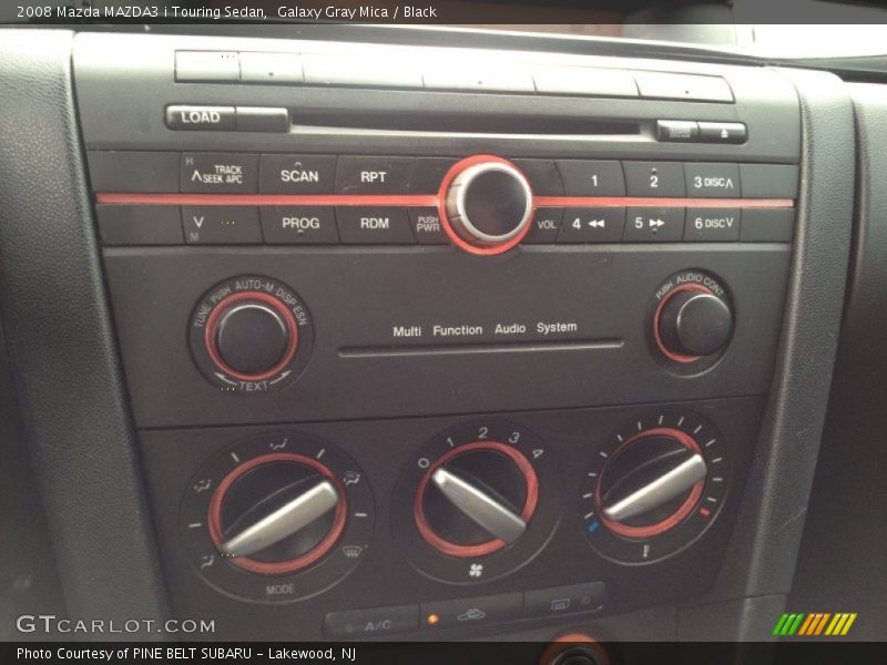 Galaxy Gray Mica / Black 2008 Mazda MAZDA3 i Touring Sedan