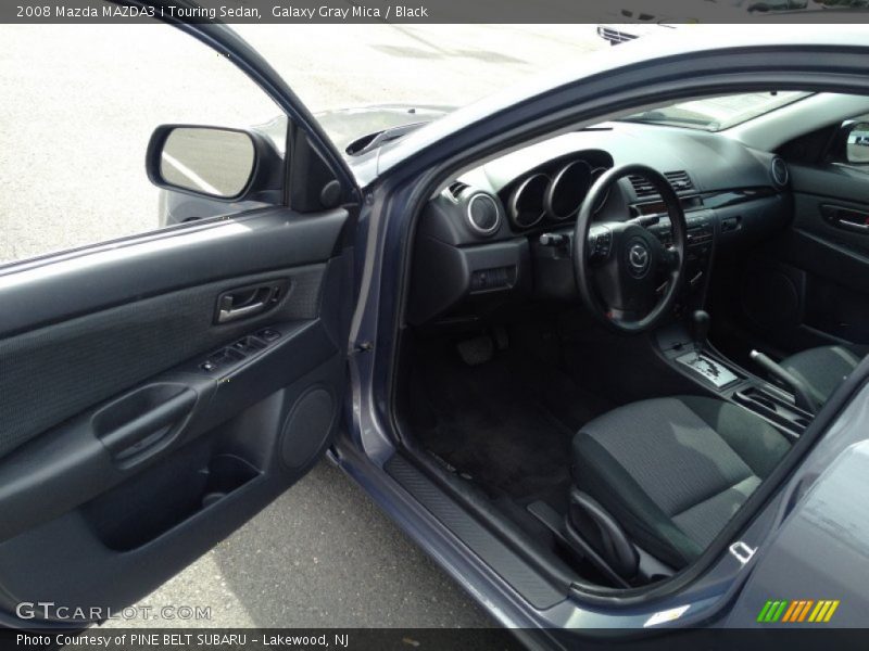 Galaxy Gray Mica / Black 2008 Mazda MAZDA3 i Touring Sedan