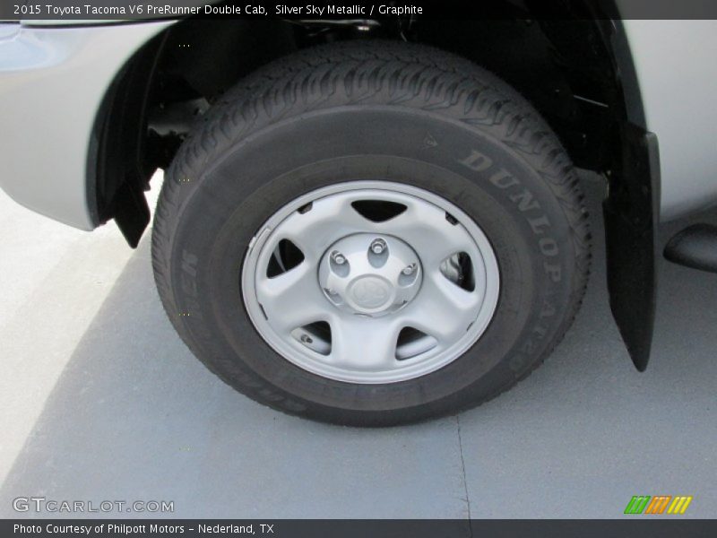 Silver Sky Metallic / Graphite 2015 Toyota Tacoma V6 PreRunner Double Cab