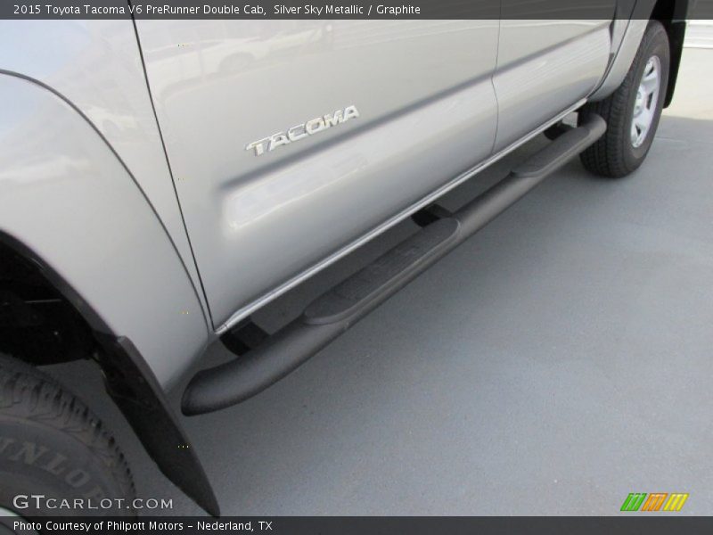 Silver Sky Metallic / Graphite 2015 Toyota Tacoma V6 PreRunner Double Cab