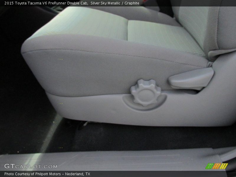 Silver Sky Metallic / Graphite 2015 Toyota Tacoma V6 PreRunner Double Cab