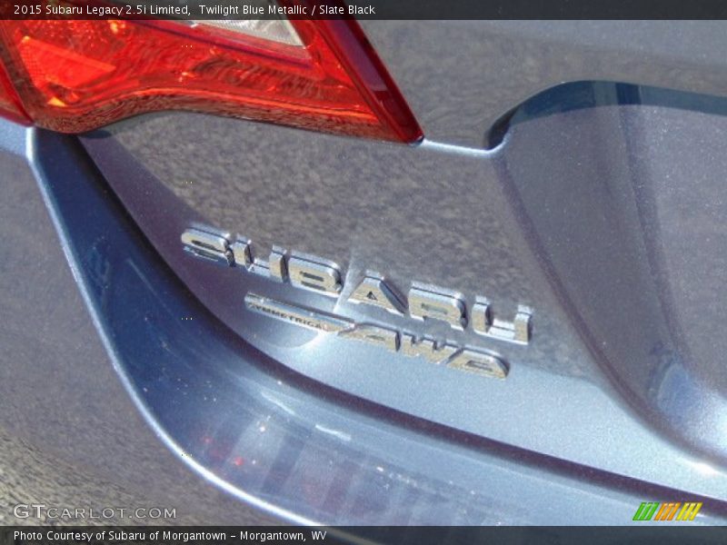 Twilight Blue Metallic / Slate Black 2015 Subaru Legacy 2.5i Limited