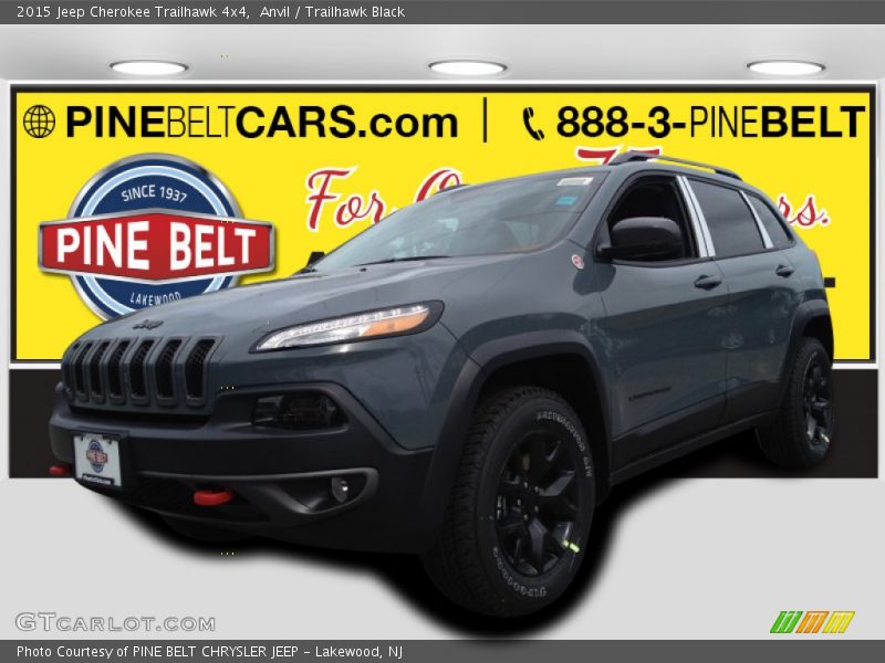 Anvil / Trailhawk Black 2015 Jeep Cherokee Trailhawk 4x4