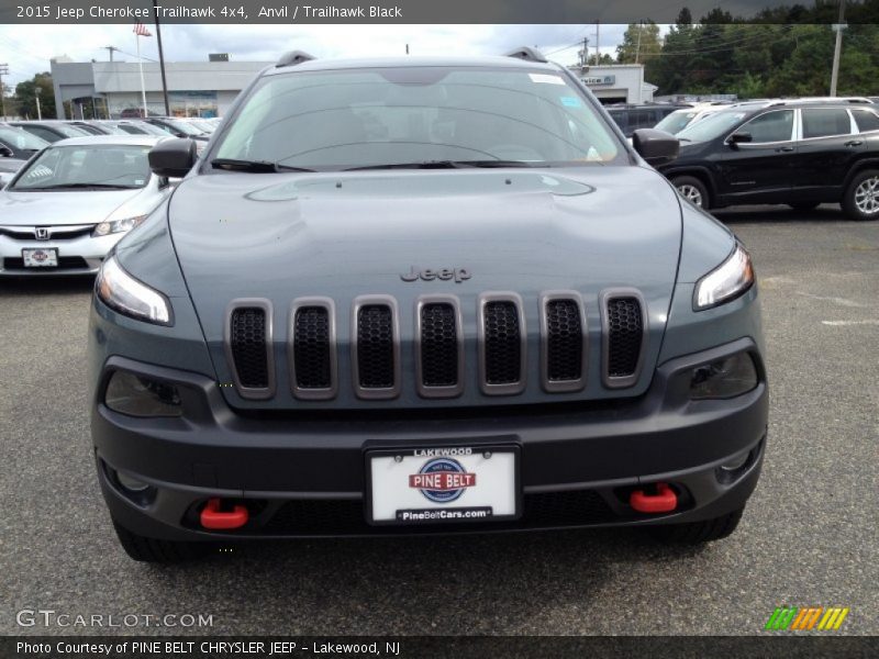 Anvil / Trailhawk Black 2015 Jeep Cherokee Trailhawk 4x4