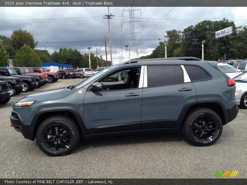 Anvil / Trailhawk Black 2015 Jeep Cherokee Trailhawk 4x4