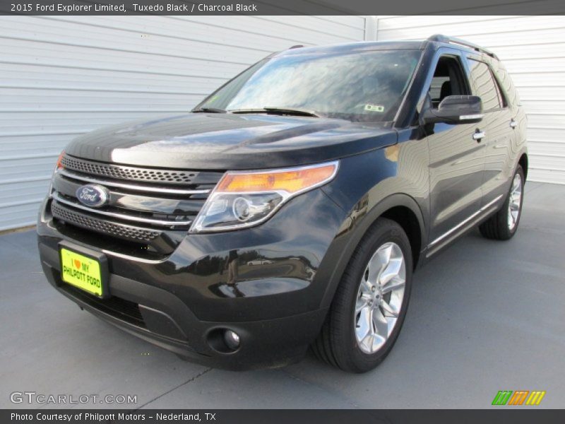Tuxedo Black / Charcoal Black 2015 Ford Explorer Limited