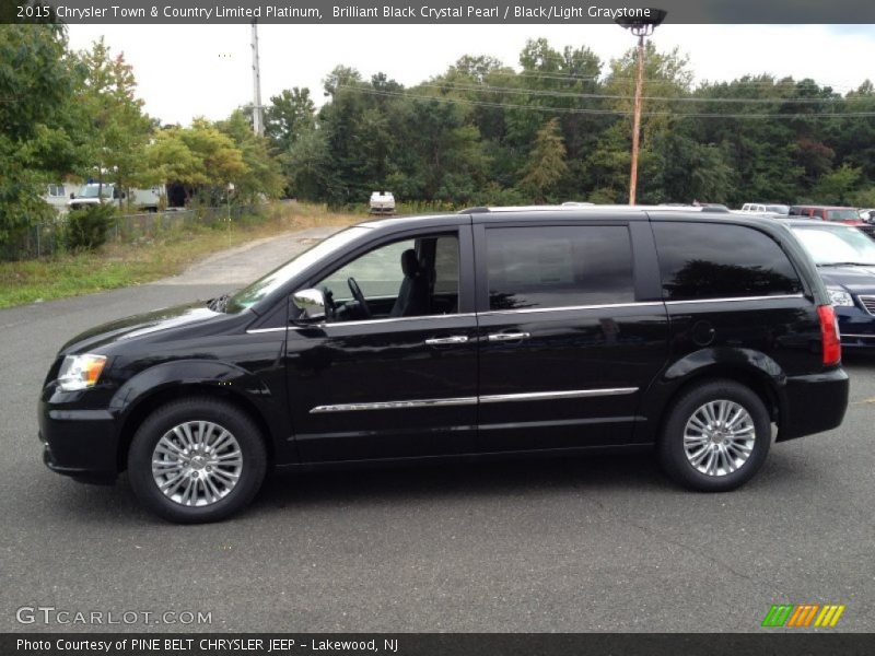  2015 Town & Country Limited Platinum Brilliant Black Crystal Pearl