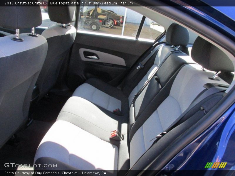 Blue Topaz Metallic / Jet Black/Medium Titanium 2013 Chevrolet Cruze LS
