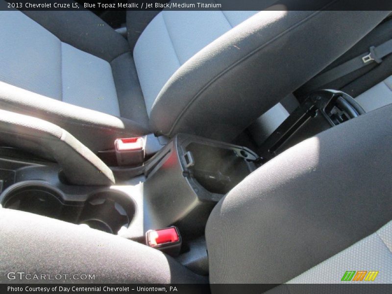 Blue Topaz Metallic / Jet Black/Medium Titanium 2013 Chevrolet Cruze LS