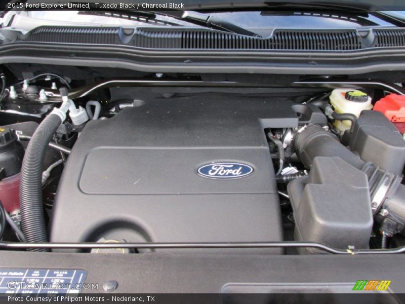 Tuxedo Black / Charcoal Black 2015 Ford Explorer Limited
