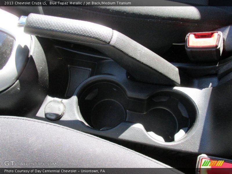 Blue Topaz Metallic / Jet Black/Medium Titanium 2013 Chevrolet Cruze LS