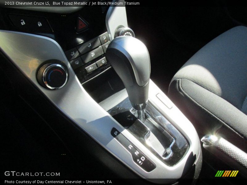 Blue Topaz Metallic / Jet Black/Medium Titanium 2013 Chevrolet Cruze LS