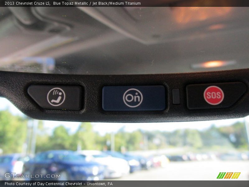 Blue Topaz Metallic / Jet Black/Medium Titanium 2013 Chevrolet Cruze LS