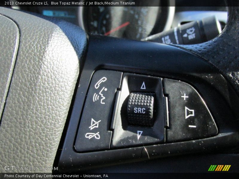 Blue Topaz Metallic / Jet Black/Medium Titanium 2013 Chevrolet Cruze LS