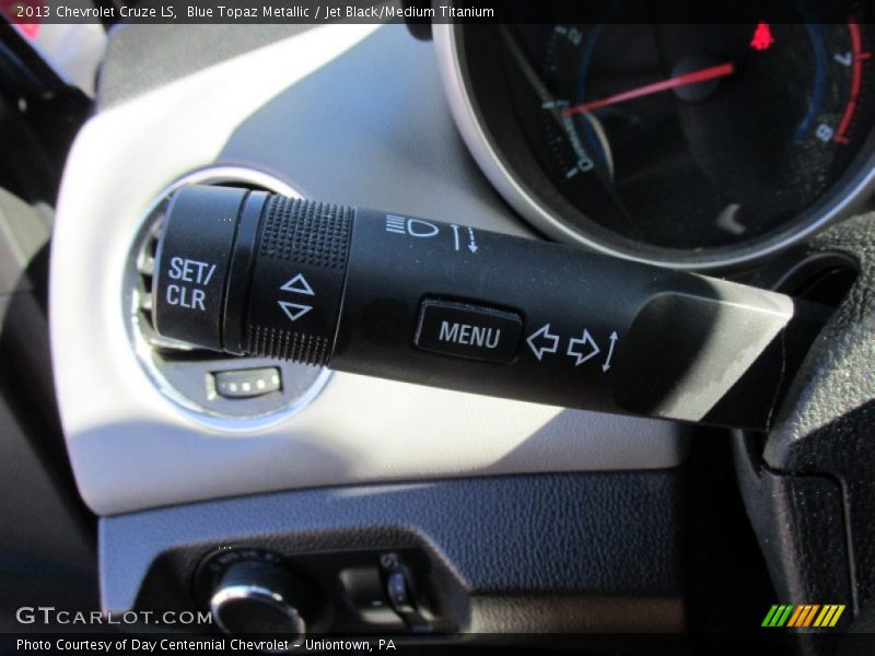 Blue Topaz Metallic / Jet Black/Medium Titanium 2013 Chevrolet Cruze LS