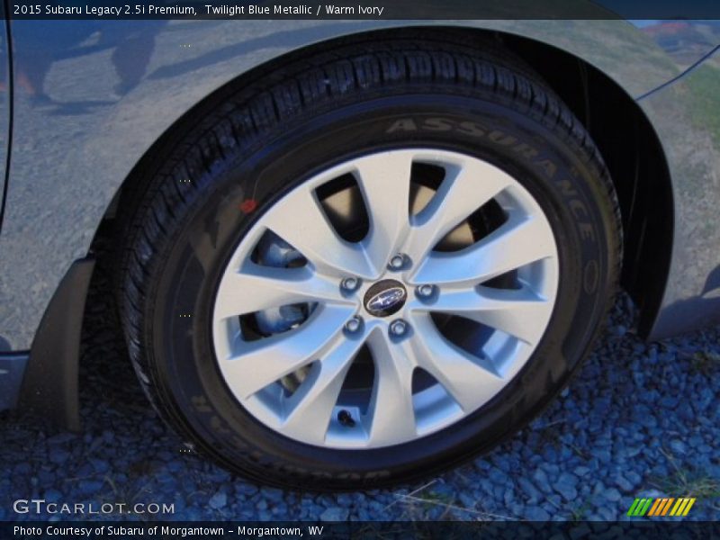 Twilight Blue Metallic / Warm Ivory 2015 Subaru Legacy 2.5i Premium