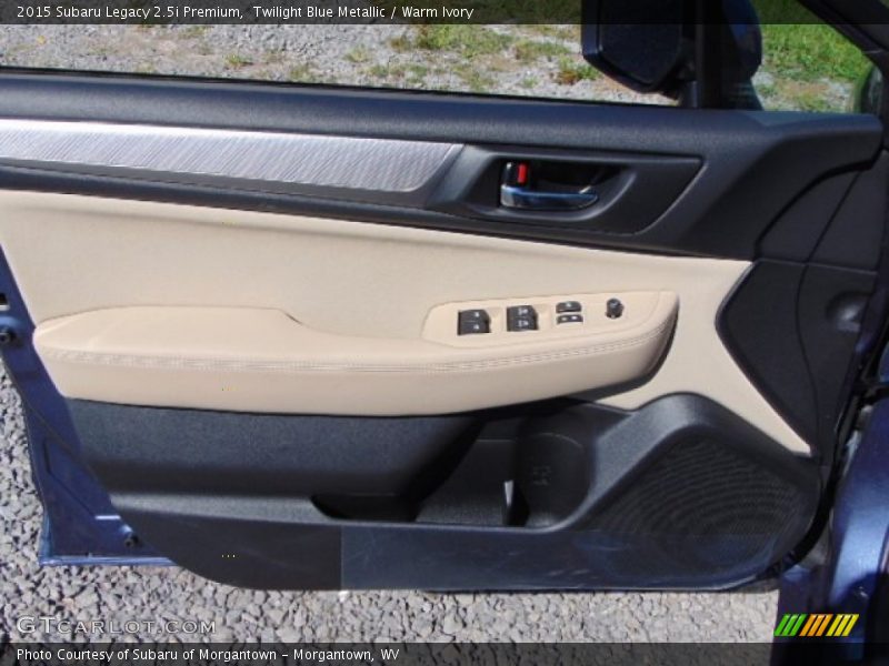 Twilight Blue Metallic / Warm Ivory 2015 Subaru Legacy 2.5i Premium