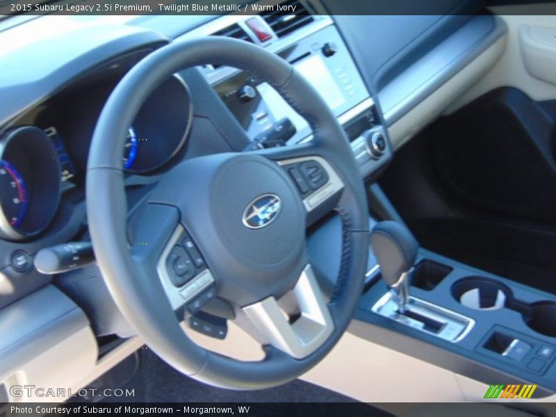 Twilight Blue Metallic / Warm Ivory 2015 Subaru Legacy 2.5i Premium