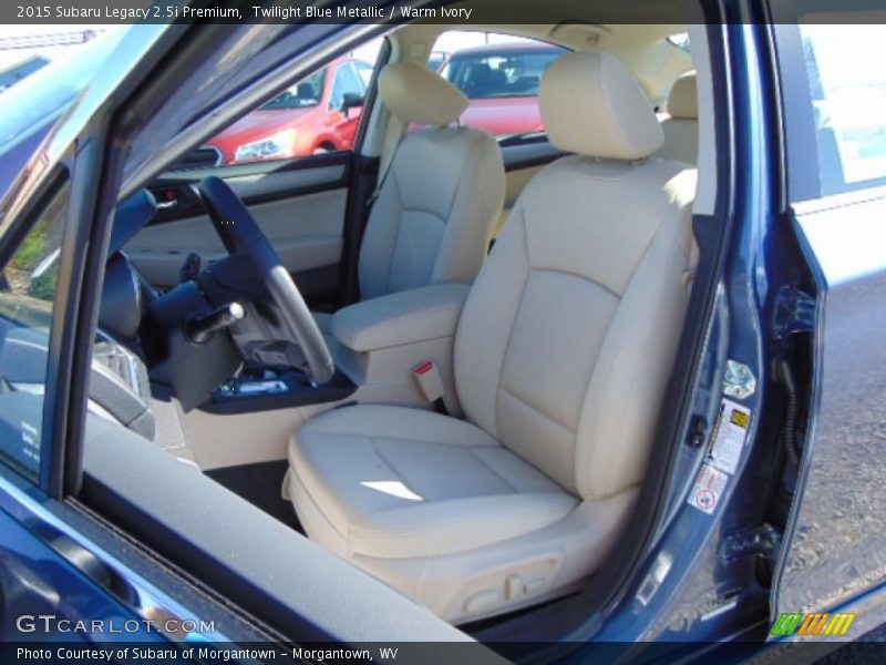 Twilight Blue Metallic / Warm Ivory 2015 Subaru Legacy 2.5i Premium