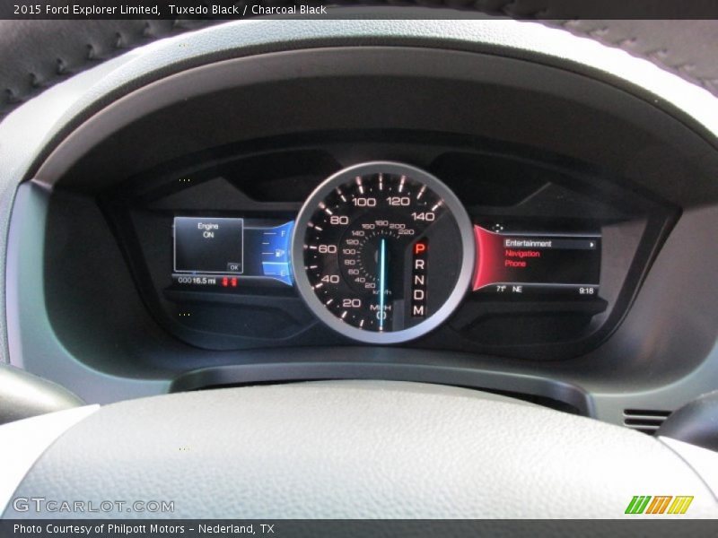 Tuxedo Black / Charcoal Black 2015 Ford Explorer Limited