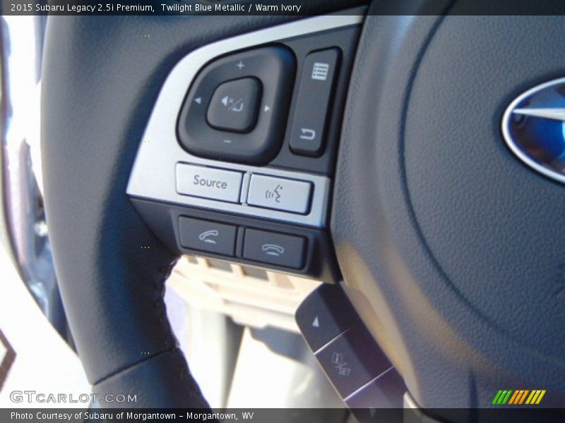 Twilight Blue Metallic / Warm Ivory 2015 Subaru Legacy 2.5i Premium